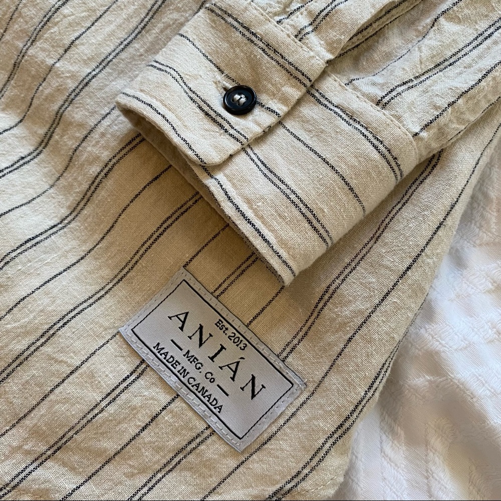 Anián (Made in Canada) Hemp-Cotton Tunic Shirt - M